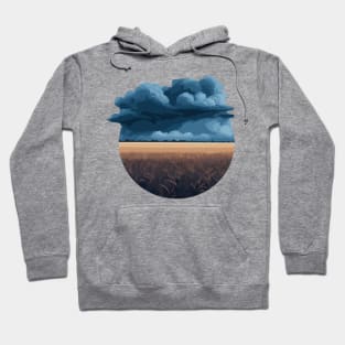 Storm Clouds over Fields Hoodie